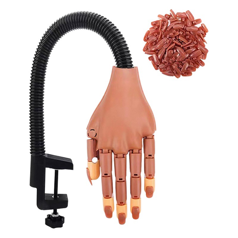 Cross-border Hot-selling Beauty Nail Art Tools Nail Art Hand Fake Hand Nail Art Practice Hand Joint Hand Activity Hand Model Fake Hand