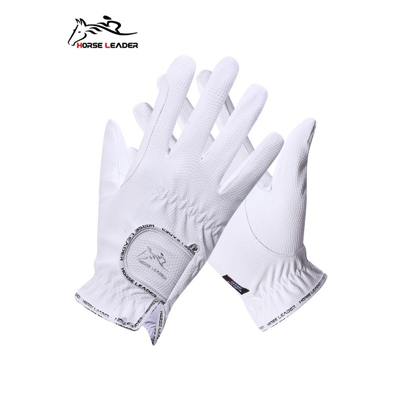 Horse Riding Gear for Children and Adults, Durable and Breathable Equestrian Gloves for Spring and Summer, Suitable for All Seasons