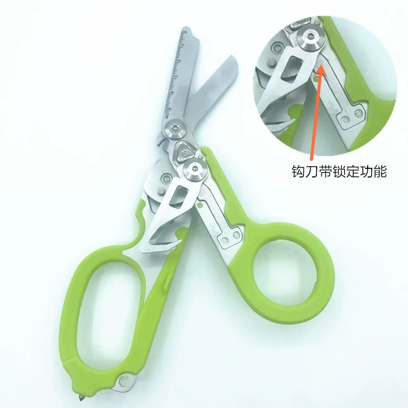 Уличные тактические складные scissors многофункциональные тактические зажимы аварийные медицинские ножницы творческий инструмент Лай
