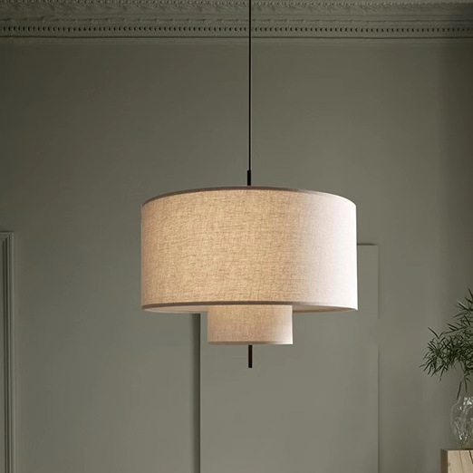 French Medieval Chandelier Retro B&B Restaurant Living Room Bedroom Study Japanese Cream Style Art Fabric Lamps French Medieval Chandelier Retro B&B Restaurant Living Room Bedroom Study Japanese Cream Style Art Fabric Lamps