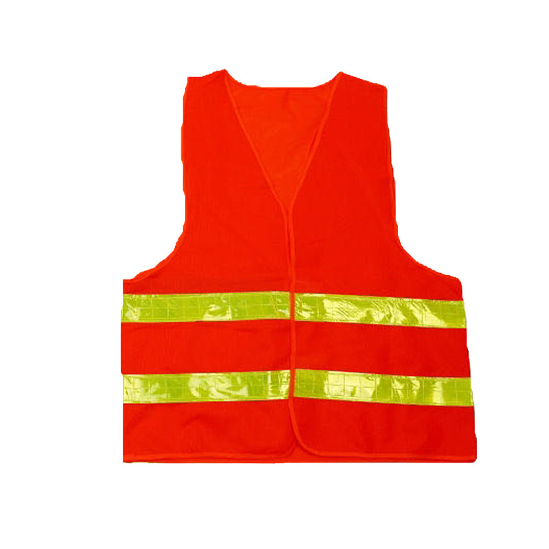 Chaleco reflectante chaleco reflectante sitio de construcción saneamiento jardín deber de seguridad ropa de seguridad de tráfico en stock impresión al por mayor