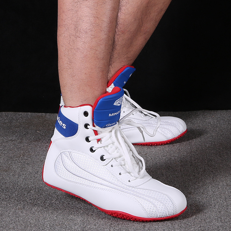 Boxing shoes, male fitness shoes, squat, deadlift, weightlifting, sanda, wrestling shoes, female combat shoes, sports shoes