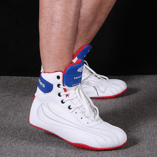 Boxing shoes, male fitness shoes, squat, deadlift, weightlifting, sanda, wrestling shoes, female combat shoes, sports shoes