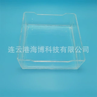 耐烧窑具 精度高粉烧结方形透明石英匣钵 锂电池烧结匣钵