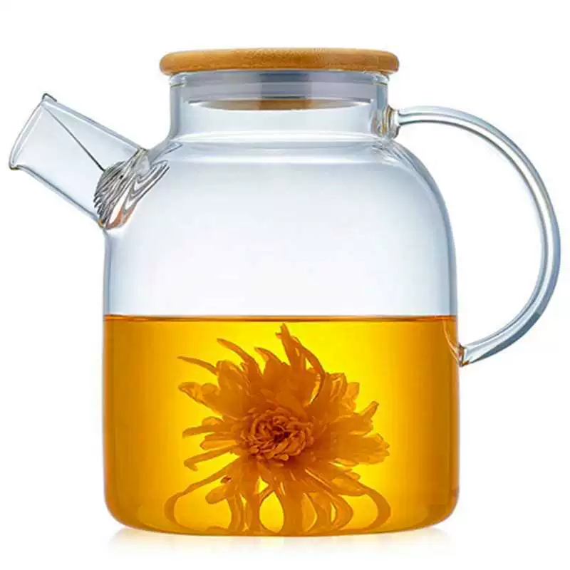 Glass teapot, explosion-proof capacious tea