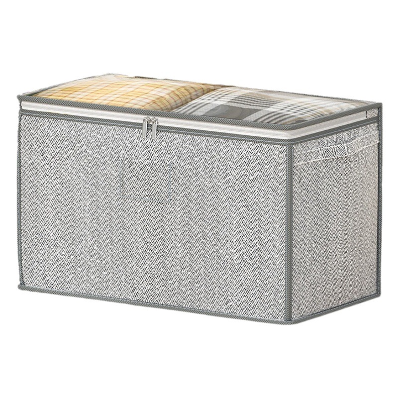 Bolsa de almacenamiento ropa de gran capacidad edredón ropa a prueba de polvo a prueba de humedad resistente al desgaste bolsa de almacenamiento dormitorio caja de almacenamiento plegable