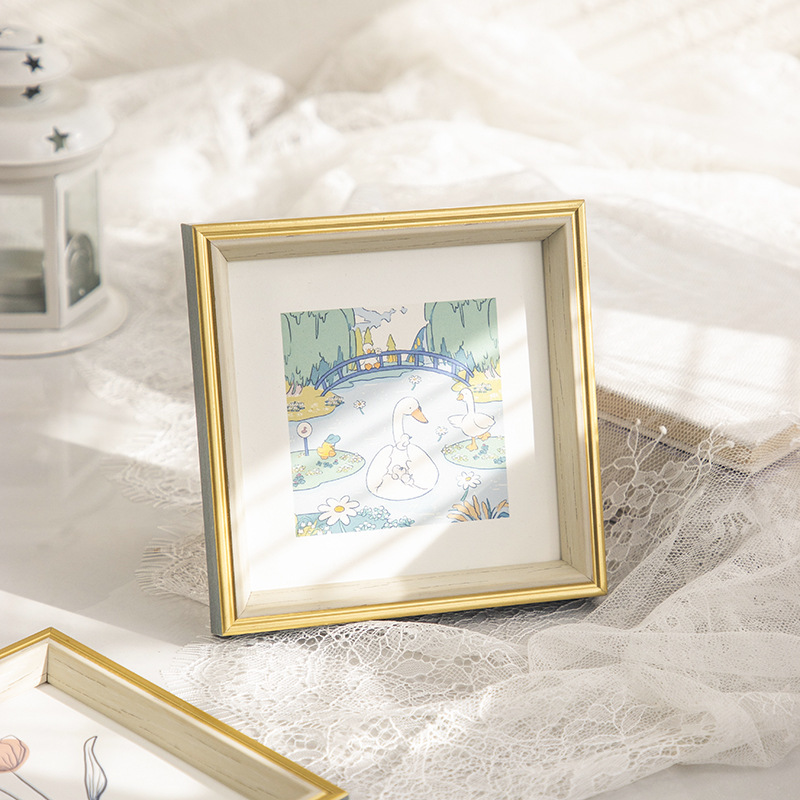 Square photo frame table modern simple hanging dual-purpose resin photo frame creative home Square photo frame table Square photo frame table modern simple hanging dual-purpose resin photo frame creative home Square photo frame table