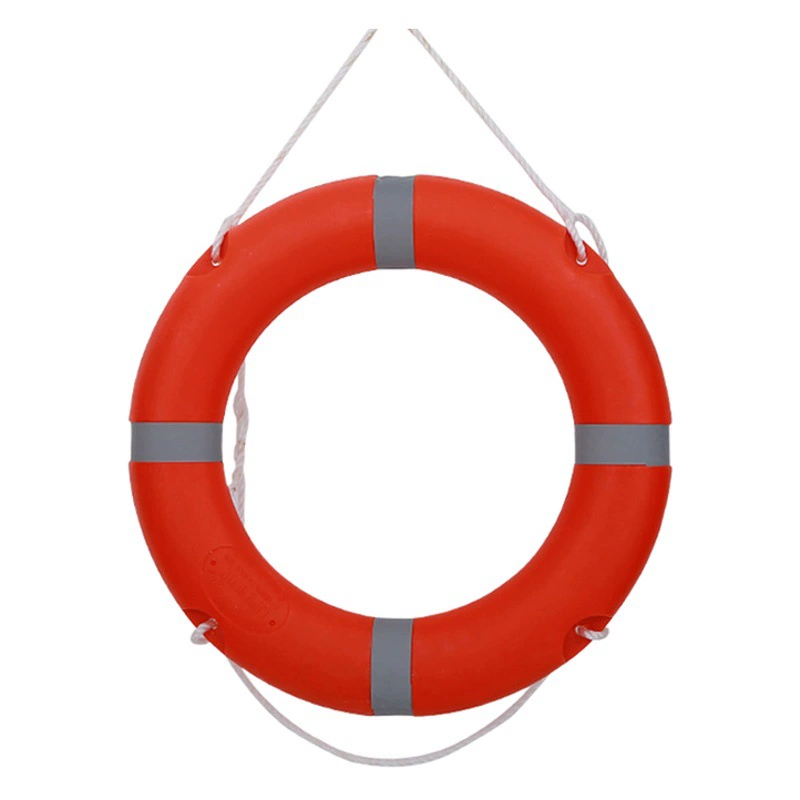Морской профессиональной жизни буй для взрослых спасательных плавание кольцо толщиной 2,5 кг Твердые GB пластиковое кольцо 5556