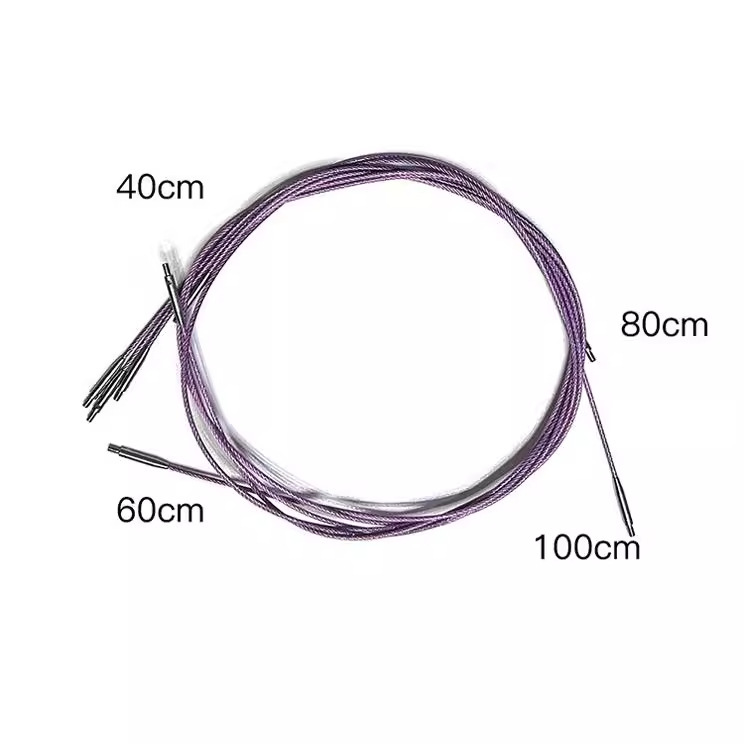 Transfronterizo conjunto de aguja de anillo de alúmina desmontable intercambio de cuerda accesorios de herramientas de trenzado material aguja de varilla al por mayor