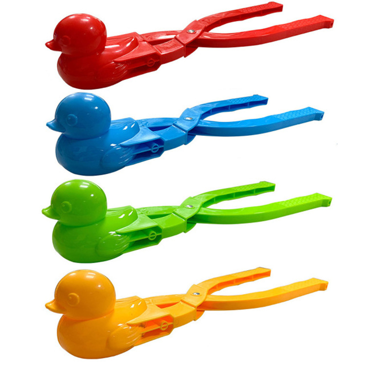 New Large Duck Snowball Scoop for Kids, Thick Snow Scoop for Winter Outdoor Snowball Fights and Snow Toys Wholesale