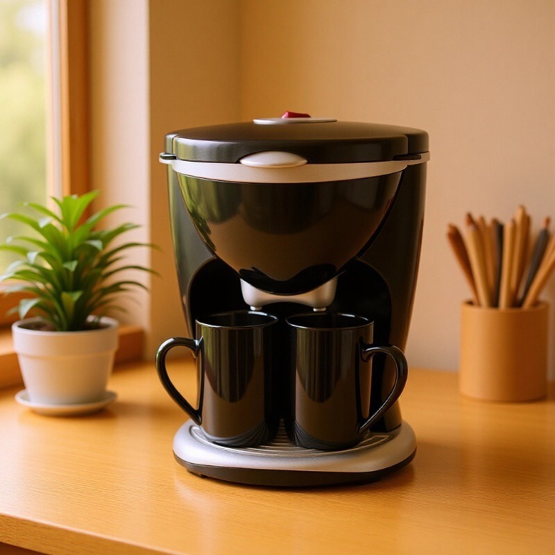 Fully Automatic Integrated Steam Drip-Type American Coffee Machine, Small Household Electric Single/Double Cup Drip Coffee Machine Fully Automatic Integrated Steam Drip-Type American Coffee Machine, Small Household Electric Single/Double Cup Drip Coffee Machine