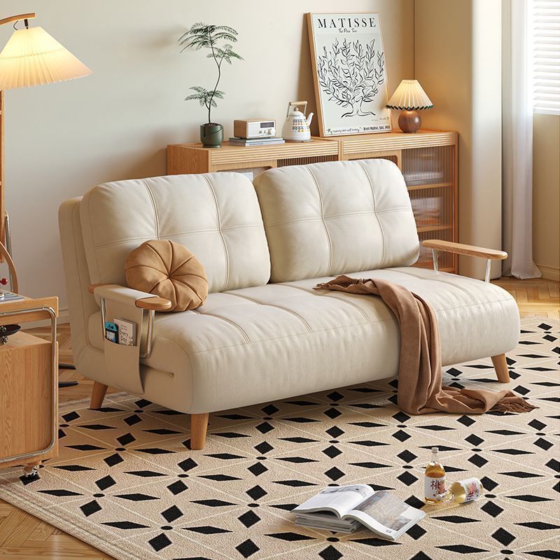 Sofa Bed, Foldable and Dual-Purpose, 2026 New Model, Mid-Century Style, Single/Double, Small Apartment, Living Room, Balcony, Extendable Bed