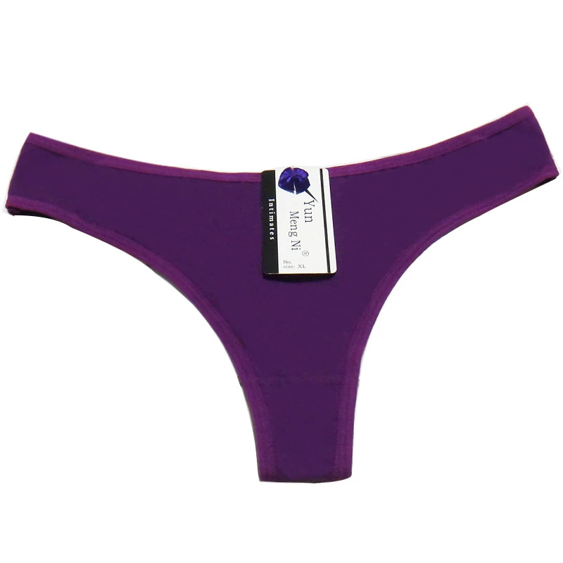 [Юн Мэнни] Внешнеторговые Ladies Under Pants Заводское предложение Хлопковые однотонные женские Through Pants Cross-border Girls T Girls T