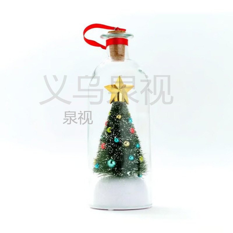 跨境Christmas Tree Message in a Bottle圣诞树瓶中信圣诞礼物|undefined