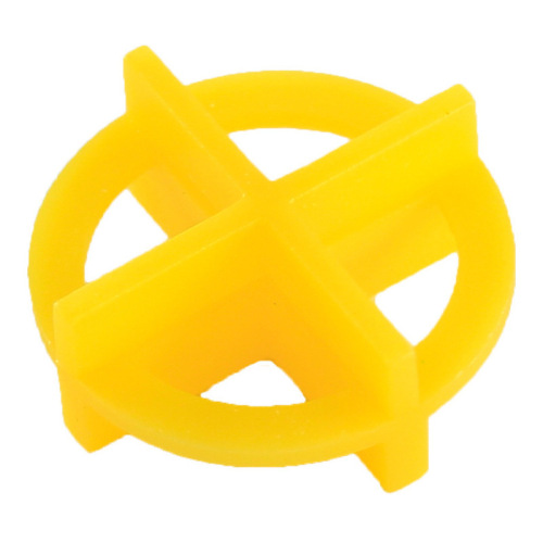 Circular interlocking cross tile spacers with 2mm and 3mm plastic cross spacers for tile setting