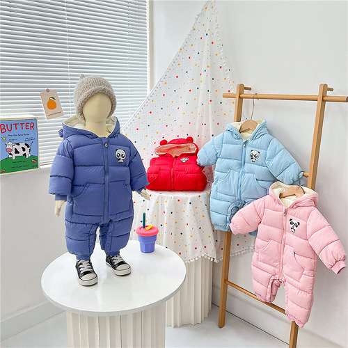 Baby onesie, newborn sleeper, winter padded, thick crawling suit for babies, unisex, cotton romper for toddlers