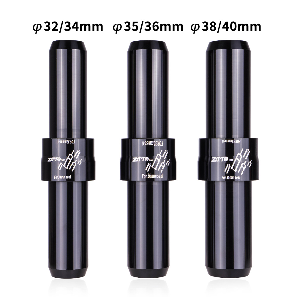 Tocador de bicicleta de montaña, horquilla delantera, sello de aceite, sello de polvo, herramienta de instalación, entrada y mantenimiento 32/34/35/36/38/40