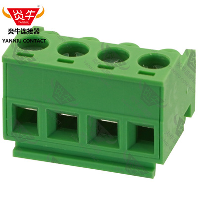 5.0mm炎牛连接器螺钉式PCB接线端子YN331B/KF/DG/332J/PT1.5-PH