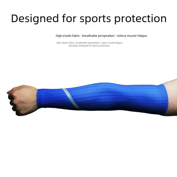Cycling Sleeves Sunscreen Ice Silk Breathable Sleeves Sports Driving Outdoor Summer UV Protection Arm Protector for Men and Women