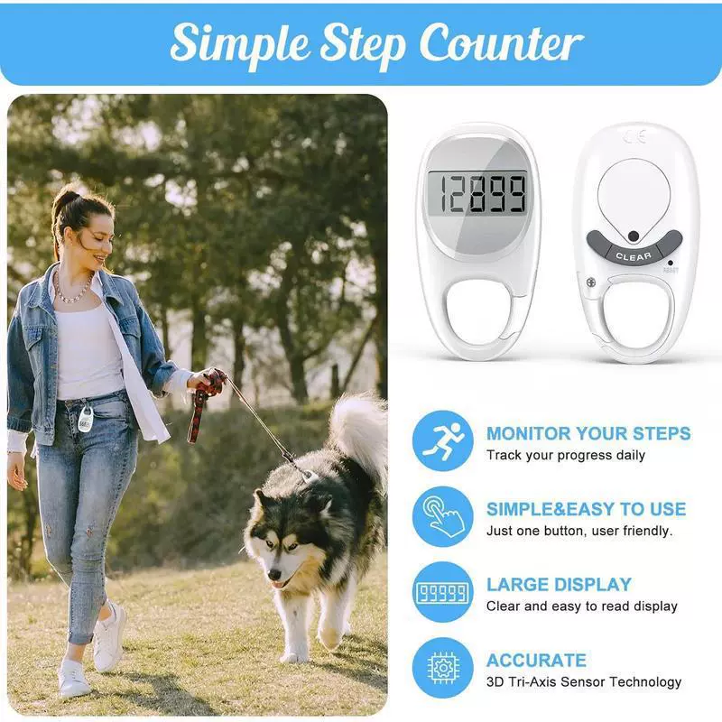 V7296 AliExpress кроссборд новый шагомер простой шагомер для ходьбы (с карточкой)