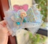 Nail sequins with bow, children's fresh hairgrip with tassels, hair accessory, Korean style, wholesale