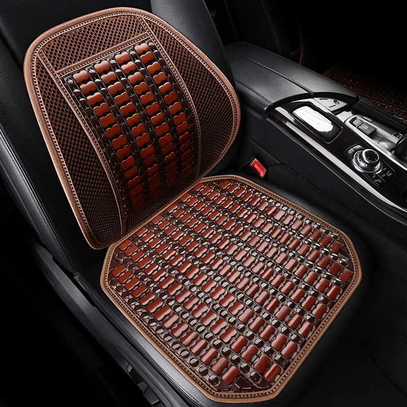 Автомобильная Подушка бамбуковый коврик цельный летний Универсальный летний коврик квадратный коврик поддержка талии маджонг бамбук стул Подушка сиденья крутой коврик