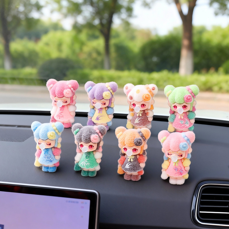 Cute Figurines in Chinese Style Nanci Series, Car and Desktop Small Ornaments, Trendy Blind Box Accessories, Plush Toys Wholesale Cute Figurines in Chinese Style Nanci Series, Car and Desktop Small Ornaments, Trendy Blind Box Accessories, Plush Toys Wholesale