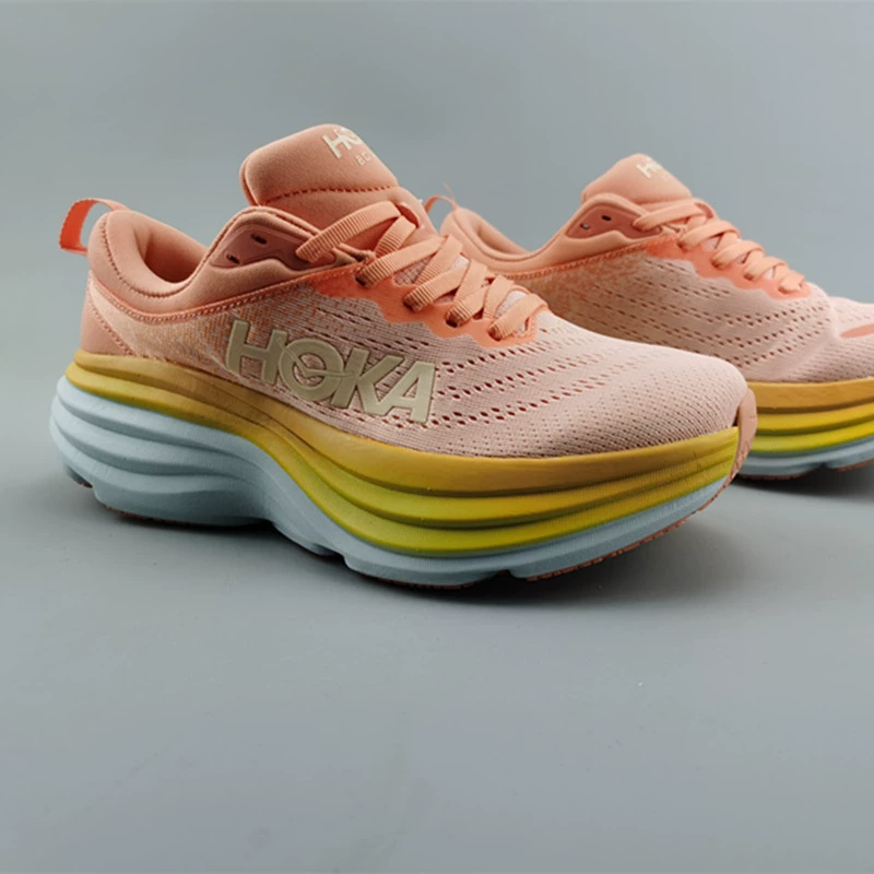 Обувь для походов HOKA One ONE State 8 мужская и женская, легкая амортизация Bondi 8, износостойкие беговые кроссовки