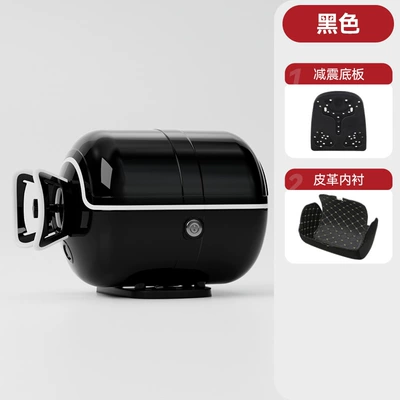 Motorcycle trunk | Motorcycle Trunk, Scratch-Resistant and - black-white-circle-with-white-edges-customized-and-shipped-within-48-hours