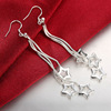 Accessory, long trend earrings, European style, suitable for import, wholesale