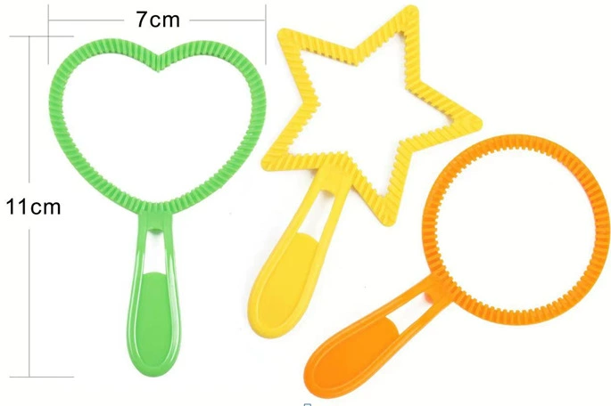 Набор из 3 инструментов для выдувания пузырей, персиковое сердце, пузырчатая палочка с пятиконечной звездой, однокруглая пузырчатая палочка, мини
