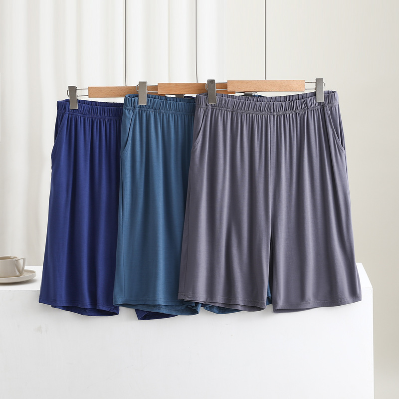 Modal Loose Shorts Men's Summer Thin Household Pajama Pants Can Wear plus size Casual Pants