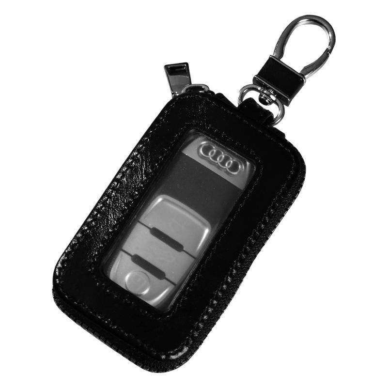 Nueva caja de la llave del coche de la ventana del espejo llavero de negocios de alto aspecto de las mujeres pequeño caso de llave del coche universal portátil de los hombres