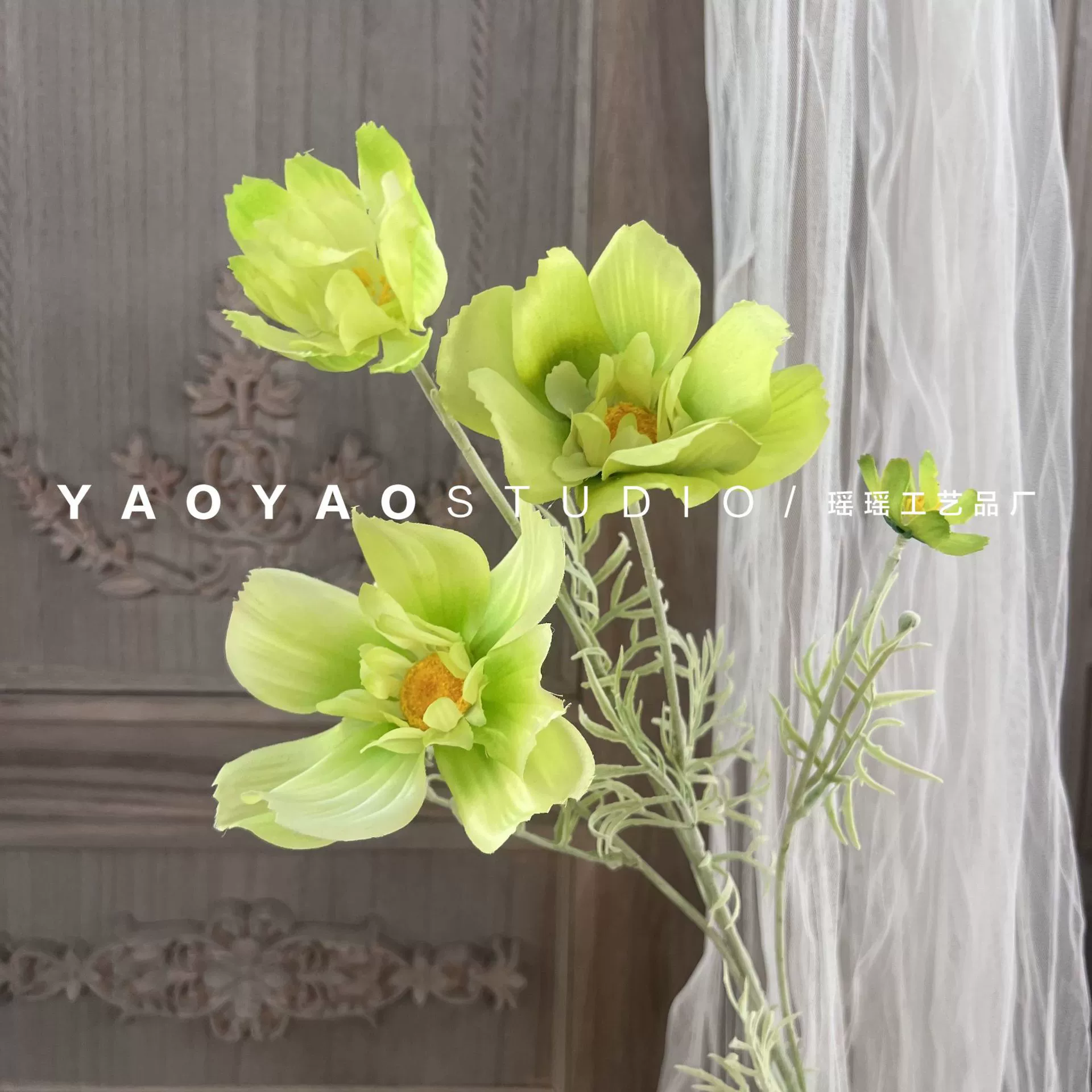 Monet Garden Wind Simulation Flower Coffee Shop Sedies Outdoor Wedding False Flower Store Window Landscape Landscape Landscape
