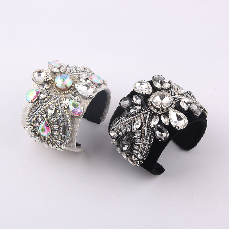 Baroque full diamond particle bracelet wholesale jewelry Nihaojewelry