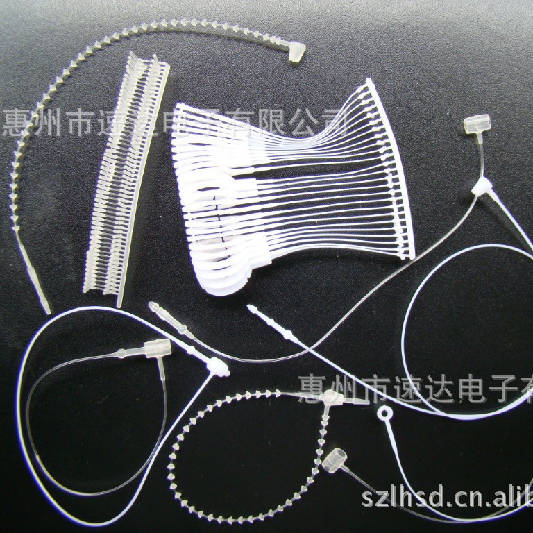 供应 塑胶子母扣 吊牌带 商标吊扣 衣服吊牌扣 塑胶绳子 塑料针