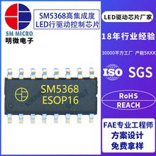 明微SM5368/SM5369/SM5188/SM5388行管LED显示屏行驱动芯片IC厂家