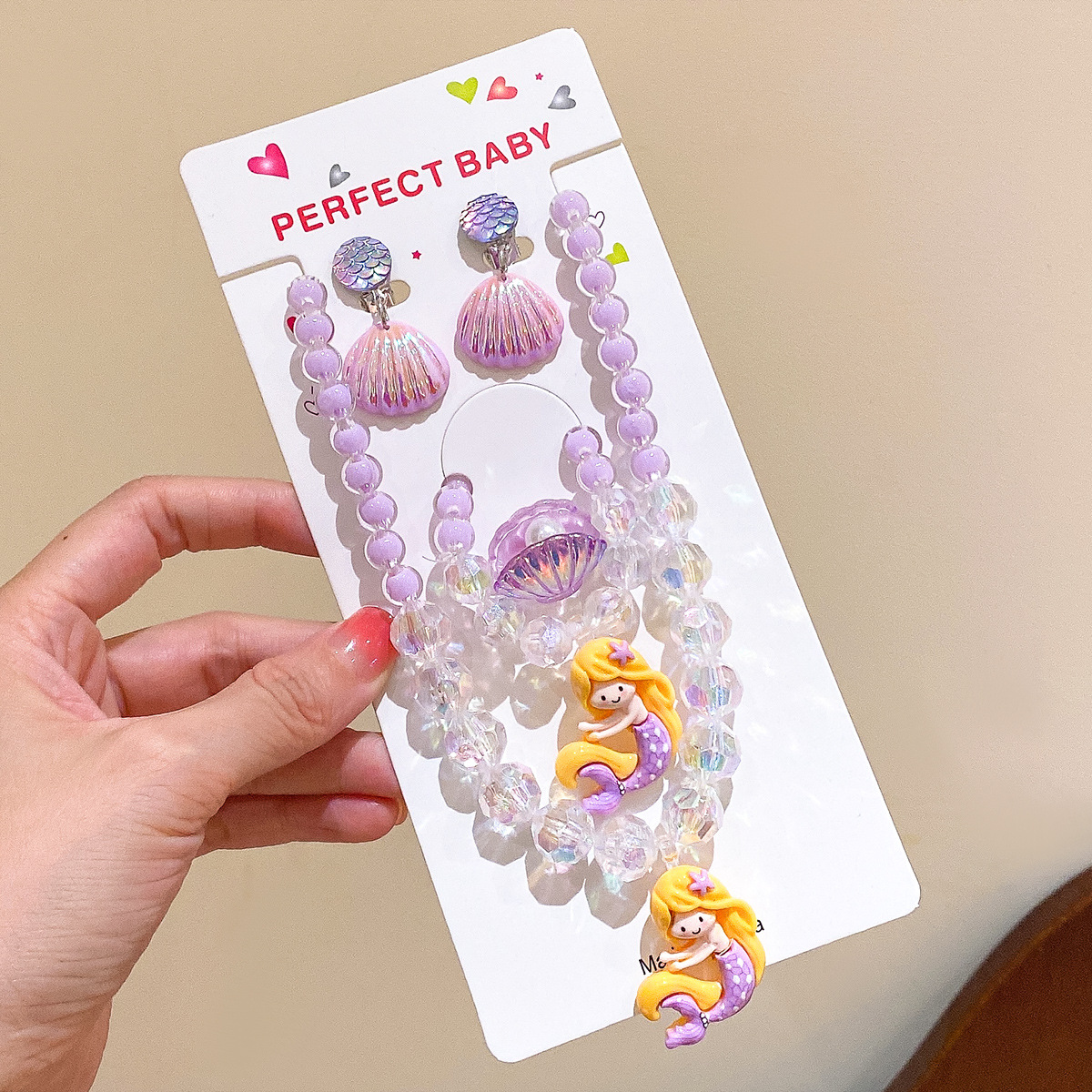 2 # 인어 값 목걸이 5 세트 [카드 등]