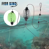 FISHKING завод FEEDER Европейский Карп Рыболовный крючок рыболовная группа приманка клетчатый пружинный крючок