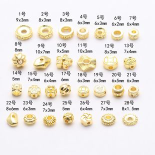 18k����ɫ����ɢ����� �A�λ��д����Ƭdiy�����ɢ��