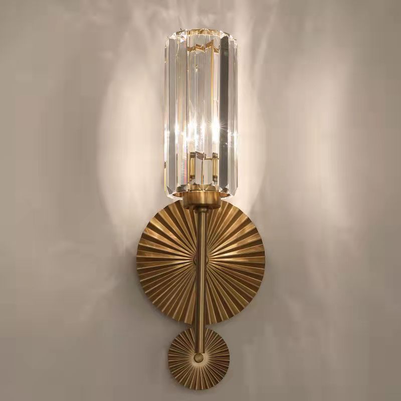 Pasillo de cristal de pared de fondo simple para lámpara de pared de dormitorio lámpara de cabeza de pasillo lámpara de pared de fondo lámpara de cabecera luz eléctrica transfronteriza