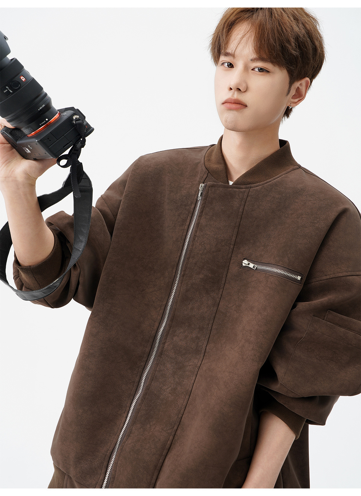 Baseball Jacket, Cool Tie Dye Leather Jacket, Design Sense, Short Workwear Jacket, Trendy_voghion.com