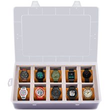 D3-525  10插槽手表盒展示柜收纳器,男女手表收纳架
