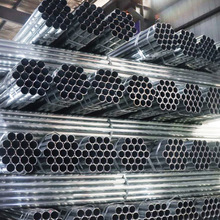 镀锌管批发Q345b热轧镀锌钢管4寸6分Q235蔬菜大棚钢管圆管
