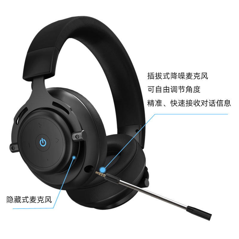 abingo BT60 wireless headset bluetooth headset wireless gaming headset gaming headset 2