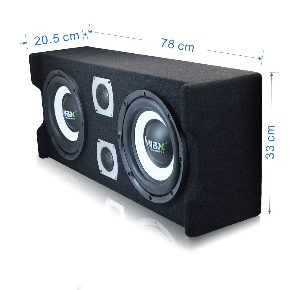 Car Subwoofer High-Power Modified Active Trunk 10inch Car Audio Heavy Bass Dual 10 Speakers Dual 12