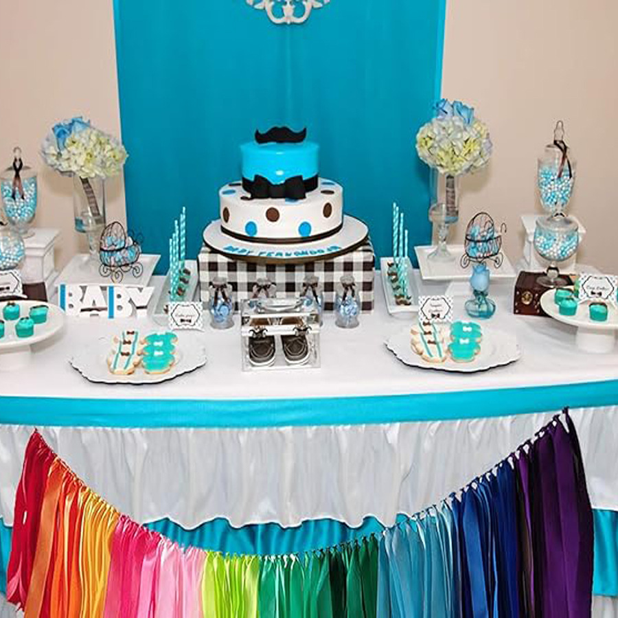 레인보우 혼합 색상 200cm