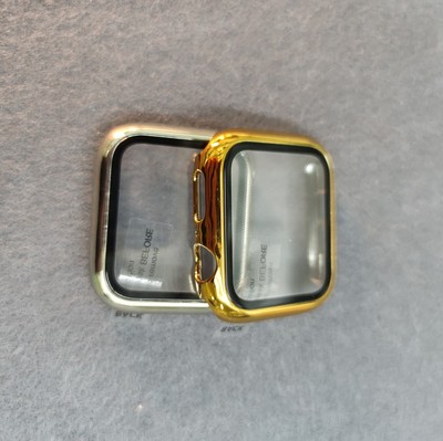 apply Apple watch electroplate 360 shell+Tempered one All inclusive Protective shell iwatch Watch case film