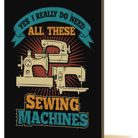 跨境货源 ebay 速卖通缝纫机英文绘画海报图片玄关装饰帆布画印刷