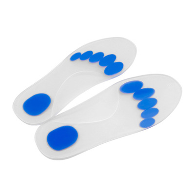 Cross border Selling children soft Arch Flat shock absorption comfortable Deodorant Insole silica gel Insole